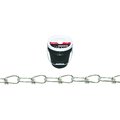 Campbell Chain & Fittings Campbell No. 2/0  Double Loop Carbon Steel Chain 9/64 in. D X 350 ft. L T0752023N